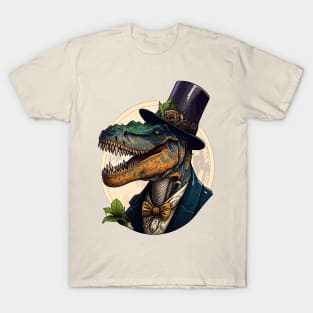 Dinosaur Trex with Top hat T-Shirt